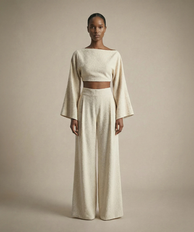 IVORY SET PANTALON